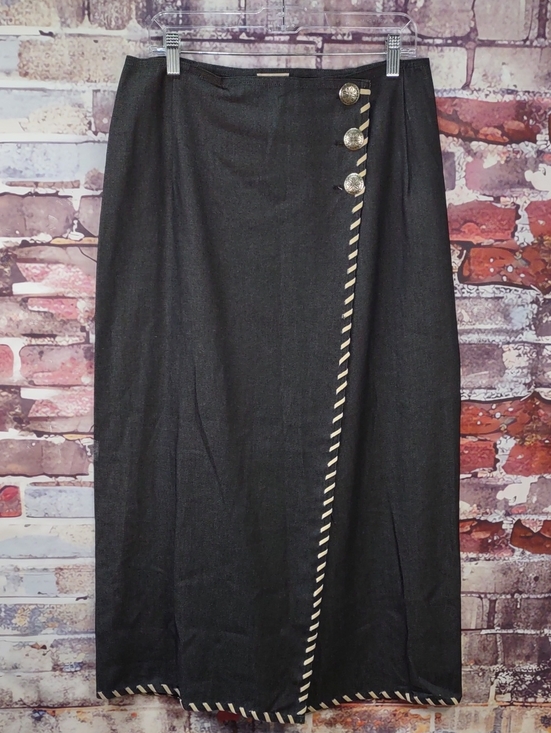 Rosa Ropa Dresses & Skirts - Rosa Ropa Western Inspired Maxi Skirt with Whipstitched Detail